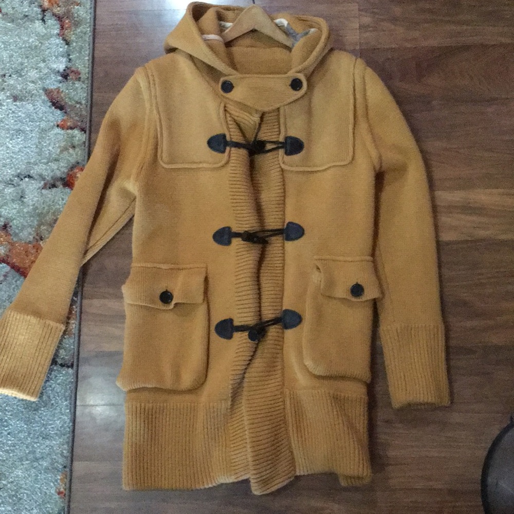 BURBERRY / COAT / HEAVY WOOL COTTON BLEND / LARGE